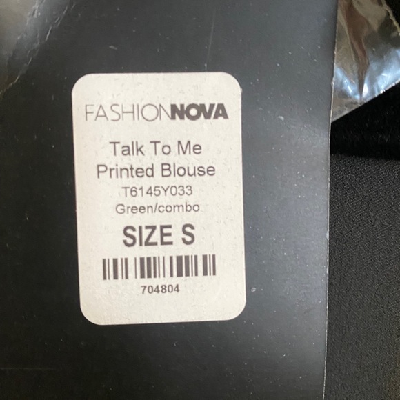 Printed Blouse - Size Small - Picture 3 of 5